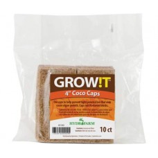 GROW!T Coco Caps, 4", pack of