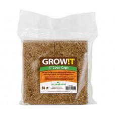 GROW!T Coco Caps, 6", pack of