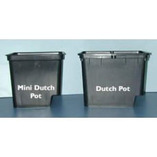 Dutch Pot w/2 elbows Black, 9"Hx12"Lx10"W