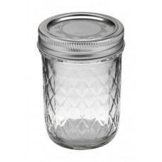 Ball Jar  8oz Quilted Crystal