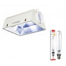 Radiant 8 Reflector with Agrosun 1000W HPS Lamp