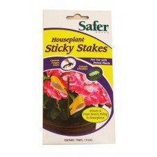 Safer Brand Sticky Houseplant Stakes, Pack of 7